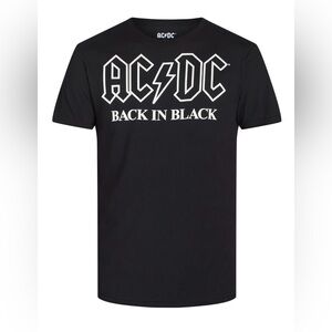 AC/DC Black Graphic Tee Shirt